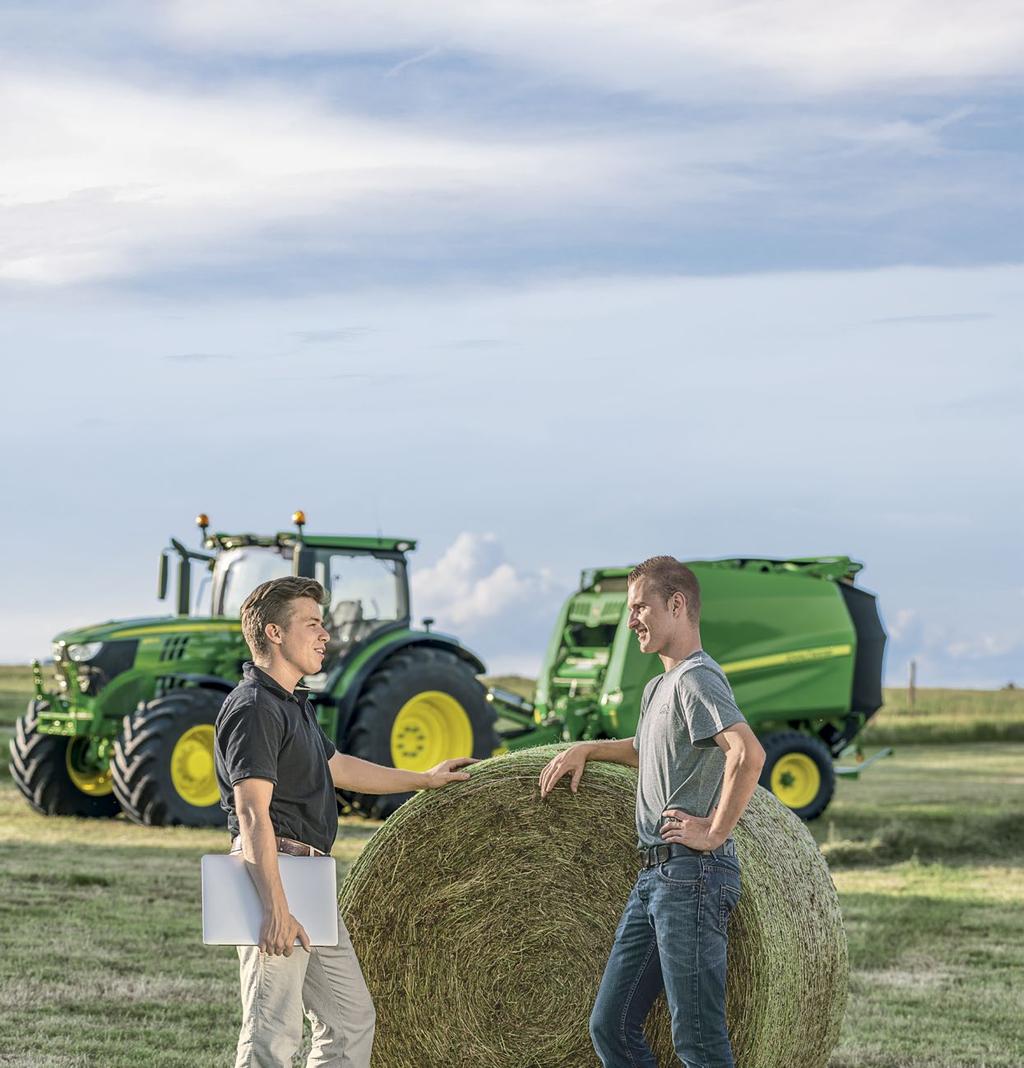 NOTHING RUNS LIKE A DEERE Bardzo możliwe, że kiedy będziesz nas potrzebować, będzie to tu i teraz aby uzyskać poradę, rozwiązać problem czy zamówić potrzebną część.