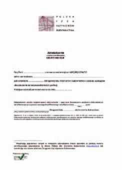 Zaświadczenia elektroniczne Zaświadczenia o członkostwie w postaci elektronicznej mają postać pliku PDF opatrzonego bezpiecznym kwalifikowanym podpisem cyfrowym Przewodniczącego lub Zastępcy