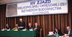 XIV Zjazd sprawozdawczy WOIIB kwietnia 2015 r. o godz.