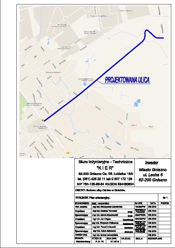 Dostępna infrastruktura W 2016 r.