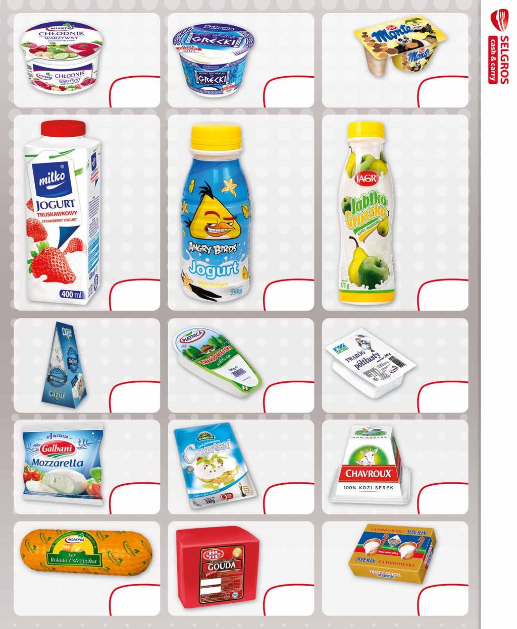 CHŁODNIK WARZYWNY 380 ML po 23090541 1 22 z VAT 1.28 JOGURT GRECKI 180 G po lub po 6 szt. 65850653 1 35 z VAT 1.42 JOGURT MONTE 125 G po lub po 10 szt. 16717944 1 79 z VAT 1.