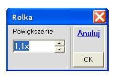 Chcąc go przywrócić wystarczy kliknąć w ekran. Jeśli suwak pulsuje to można wykorzystać klawisze ze strzałkami. 6.