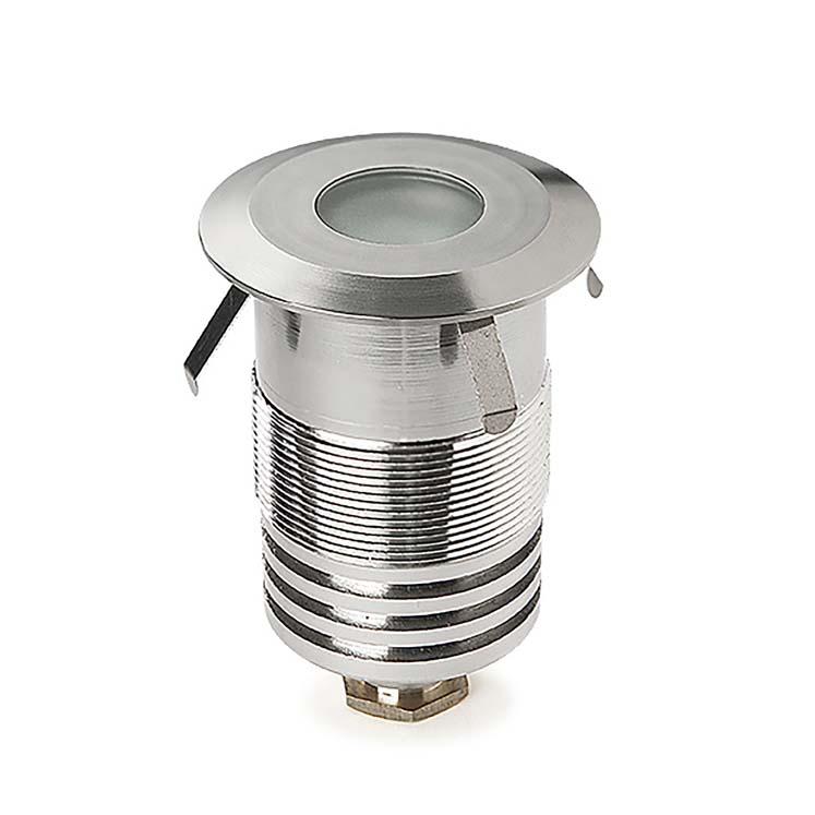 55-9621-54-T2 V0 GEA Power LED Step Wpuszczany w ziemię Opis Wpuszczana w ziemię do zastosowania na zewnątrz do oświetlenia ku górze. Zawiera puszkę do wbudowania.