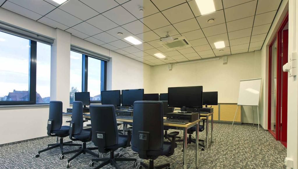 LOW UGR TUNABLE WHITE EN PL DE Lighting fittings manufactured by LUG Light Factory and intended for offices satisfy standards and criteria arising from the rules of law related to permissible level