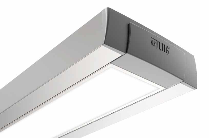 CIRRUS 2 LED Direct-indirect light pendant decorative luminaire with LED light sources.