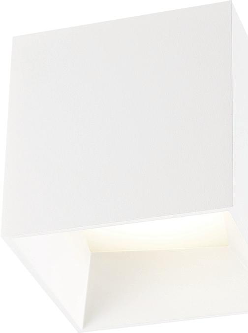 BANDY 9 W IP44 Nowoczesna oprawa natynkowa LeD wykonana z aluminium w kolorze biały mat.