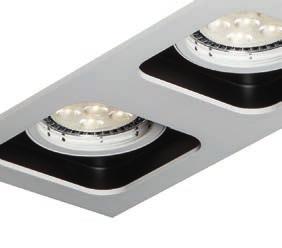 DOUBLE QUAD QR111 Oprawa techniczna typu downlight do zabudowy w