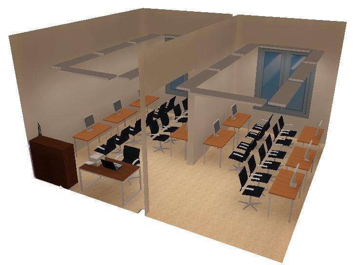 3. Instalacja teletechniczna. Instalacje gniazd sieci komputerowej wykonać przewodami UTP kategorii 6 układanymi w tynku z zachowaniem min. 15 cm odległości od przewodów instalacji elektrycznej.