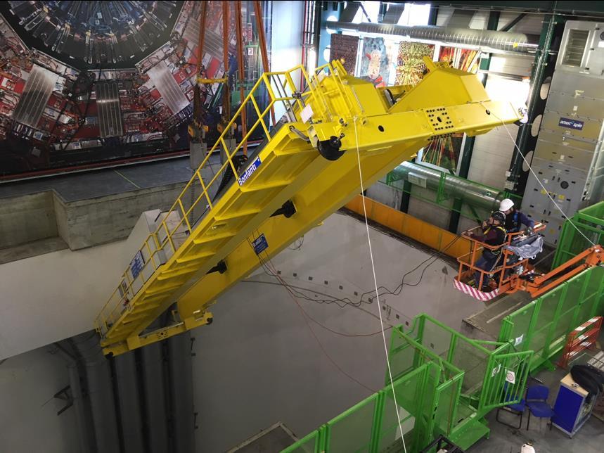 SPS w ramach testów przed umieszeniem w LHC instalacja drugiego EOT