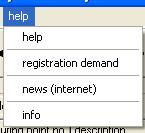 Ilustracja 8 6.5.1 Pomoc W tym punkcie menu znajdziesz instrukcję obsługi w postaci pliku PDF. Można tutaj pobrać program AcrobatReader [http://get.adobe.com/de/reader/]. 6.5.2 Żądanie rejestracji W tym punkcie menu można dokonać rejestracji programu ODOR handy plus Software (patrz także rozdział 2 Rejestracja).