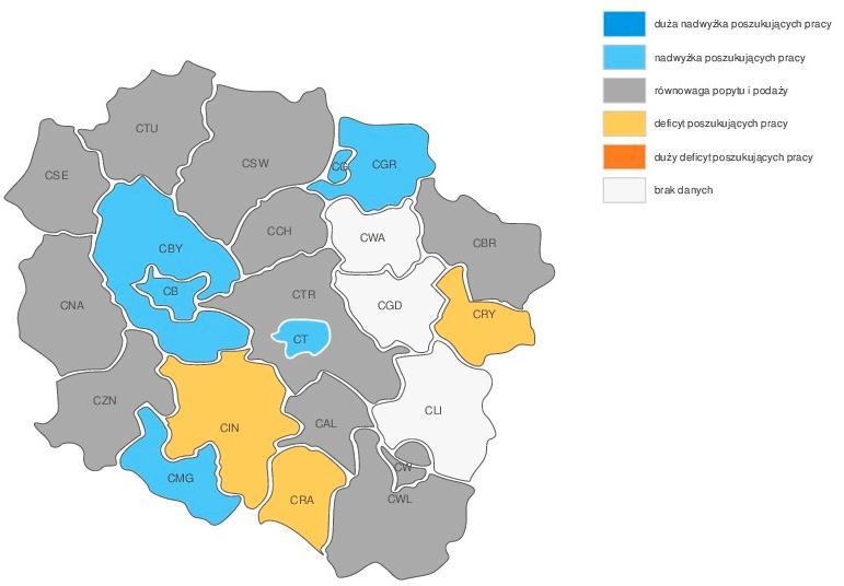 3. PROGNOZY DLA RYNKU PRACY BAROMETR ZAWODÓW Z badania Barometr zawodów 7 prognozującego zapotrzebowanie na zawody wynika, że w 2018 roku na poziomie całego województwa kujawsko pomorskiego chemik
