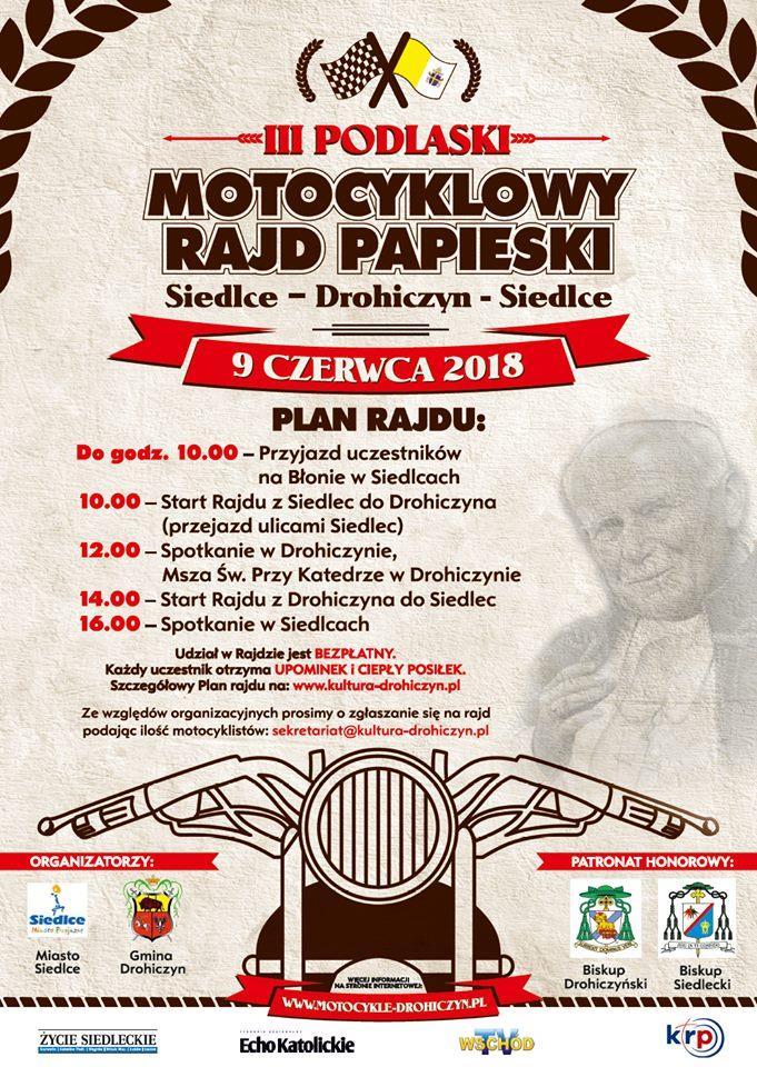 Wszystkich motocyklistów oraz osoby