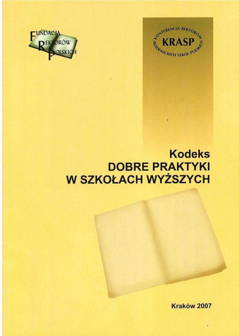 KOLEJNE KADENCJE I ICH GŁÓWNE PUBLIKACJE PROGRAMOWE 9 IV kadencja (trzy lata: 2005-2008) przewodniczący Rektor Tadeusz Luty (PWr) Kadencja promocji dobrych praktyk i