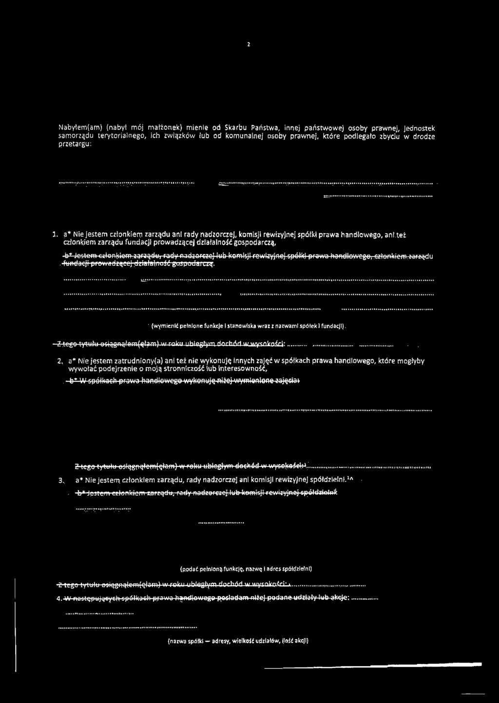 też członkiem zarządu fundacji prowadzącej działalność gospodarczą, bf Jcsteffl-c-złonkieorrząraądu) rady nadzorczej lub komisji rewteyjnej.spółkj prawa handlowego,.członkiorti.
