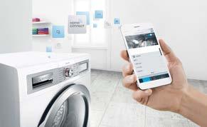 www.bosch-home.pl 11 Włącz pranie z bliska lub z daleka Home Connect sprawia, że zawsze masz dostęp do swojej pralki WAY 288H0PL.