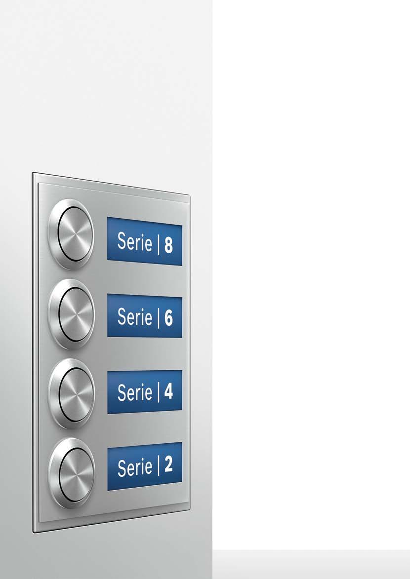 www.bosch-home.pl 5 Spełnimy Twoje potrzeby. Bez straty czasu na poszukiwania. Dla ułatwienia decyzji o zakupie, podzieliliśmy nasze urządzenia na cztery linie: Serie 8, 6, 4 i 2.