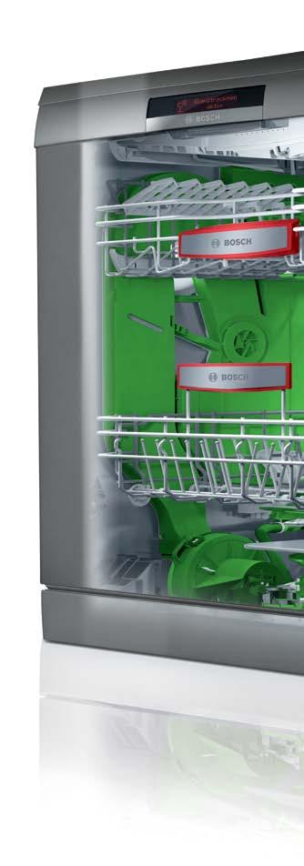 70 www.bosch-home.pl Zmywarki Bosch. Połączenie komfortu i ekologii. PerfectDry Innowacyjny system suszenia strumieniem ciepłego powietrza 3D z wykorzystaniem technologii Zeolith.