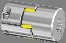 -8-1.5 Bezluzowe precyzyjne sprzęgła kłowe GERWAH z wkładką elastomerową typ GWE 5103.