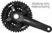 MTB & Trekking Mechanizm korbowy FC-MT210 3x9 Spoza grupy FC-M210-3 Długość mufy: 68/73 mm Przełożenia z tyłu: 9 Typ: 2-PIECE Zalecany łańcuch: HG 9 rzędowy Rozstaw śrub: Nitowane Duża tarcza korby: