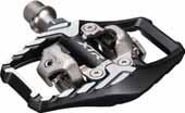 Pedały MTB/AM Pedał XTR PD-M9120 SPD/SPD-SL: Oś pedału: Uszczelnienie: Regulacja wpięcia: Korpus pedału: Bloki: Bloki opcjonalne: Off-Road XTR PD-M9120 Obustronnie Stal chromowo-molibdenowa Tak Tak