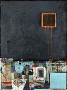 ) Zostanę marynarzem, 2014 r. akryl/płótno, 80 x 60 cm sygnowany p.g.: M. Ł.