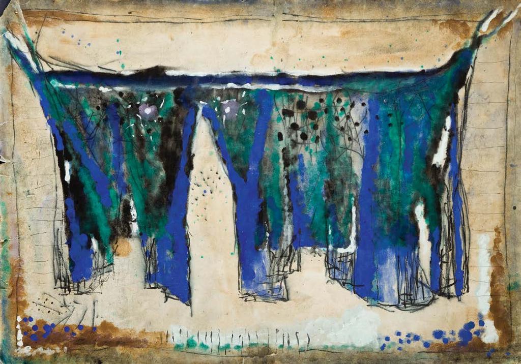 Rajmund Ziemski, Pejzaż, 1960 r. Rajmund Ziemski. Lata 60.