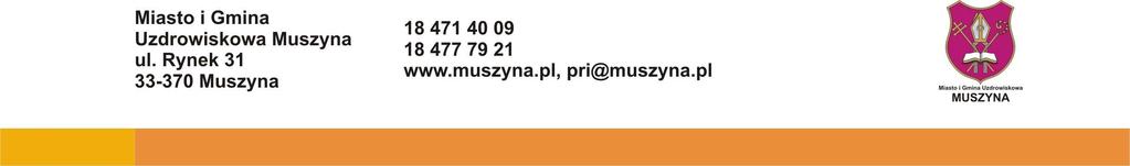 1 Małopolski Regionalny Program Operacyjny Poprawa jakości powietrza w Uzdrowisku Muszyna poprzez inwestycje prośrodowiskowe w obiektach publicznych Gminy SPECYFIKACJE TECHNICZNE WYKONANIA I ODBIORU