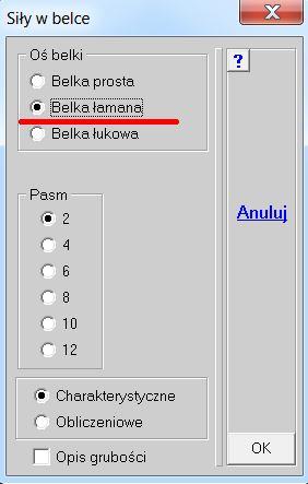 Najczęściej będą to złe średnice zbrojenia. Po zadaniu program uaktualni miejsca z niewłaściwym zbrojeniem.