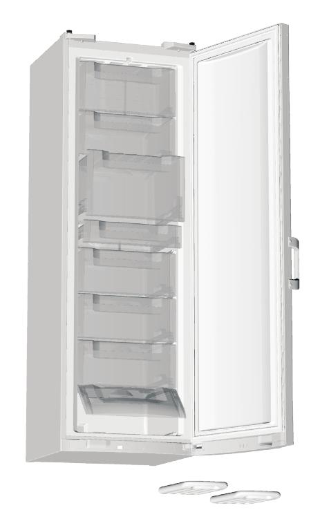 Opis urządzenia KLASYCZNA ZAMRAŻARKA 1 11 2 3 1 6 3 4 5 6 6 10 7 8 9 1 Panel sterujący 2 Lampka oświetlająca wnętrze * 3 Przestrzeń do zamrażania 4 Przestrzeń do szybkiego zamrażania mniejszych