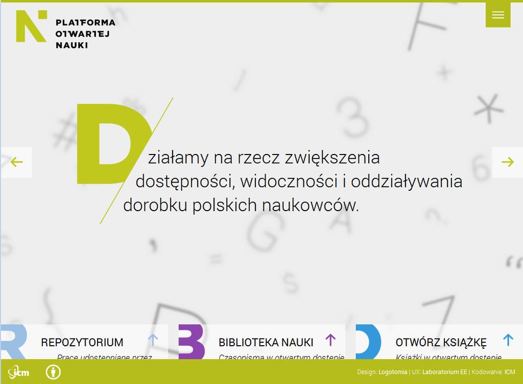 Wspieranie otwartej nauki Platforma Otwartej