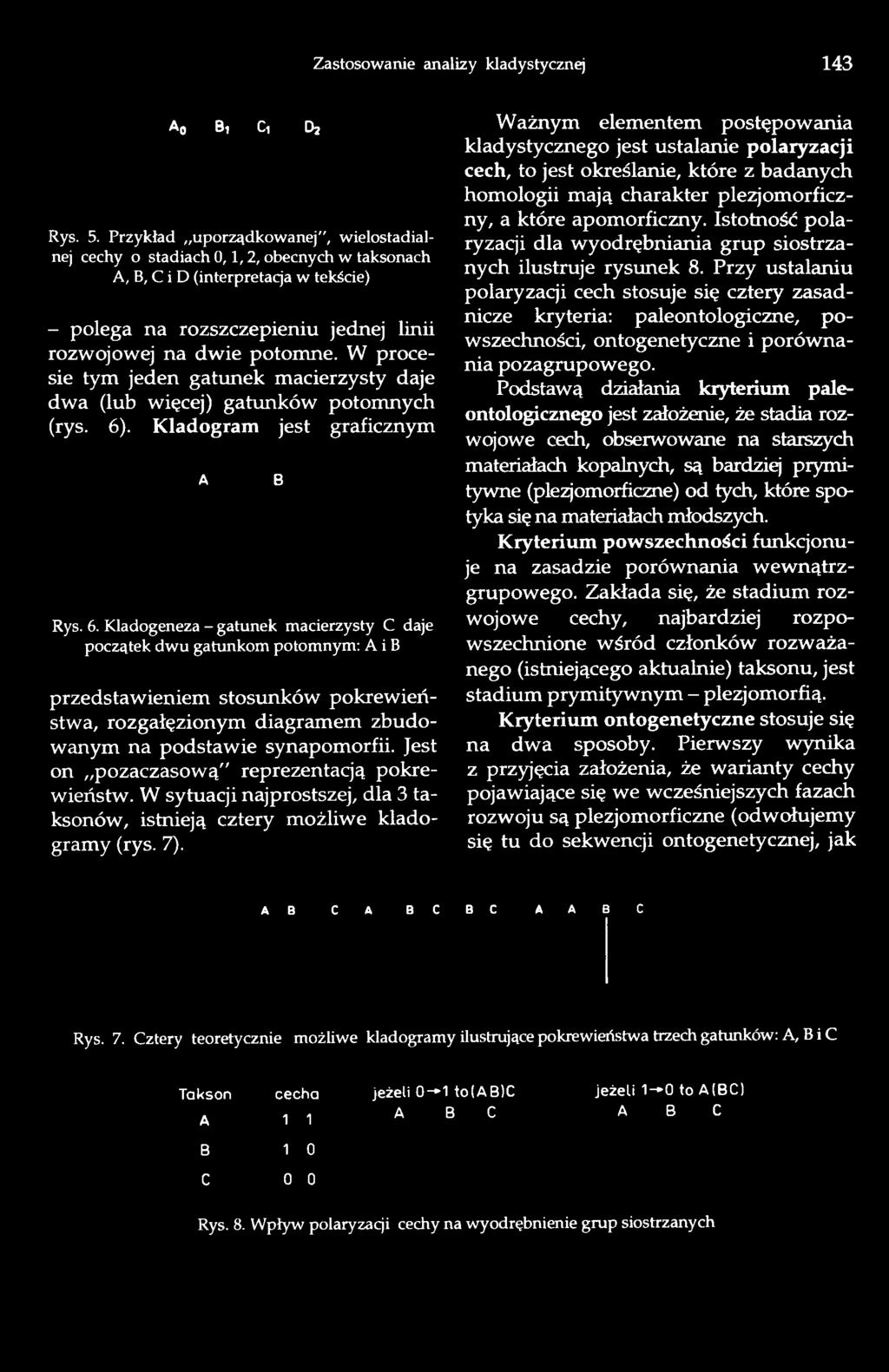 W procesie tym jeden gatunek macierzysty daje dwa (lub więcej) gatunków potomnych (rys. 6)