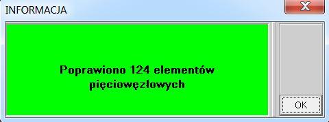 Opis takiej podpory może być możliwy po wciśnięciu na planszy przycisku [M]. Październik 2015 98. Dotyczy siatek przygotowywanych przez program zewnętrzny DxFoczka.