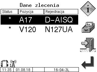 4.2.4 Pojazdy z bagnetem pomiarowym Operacje dostawy 41 W przypadku pojazdów wyposażonych w elektroniczny wskaźnik poziomu, aktualna zawartość zbiornika zmierzona przez bagnet jest wyświetlana w