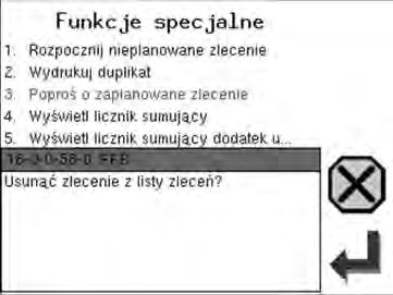 FOI Zamówienie wybrane i odebrane za pomocą