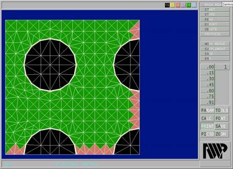 Initial parameters of the simulation T L osnowy T S osnowy T zal osnowy T pocz.