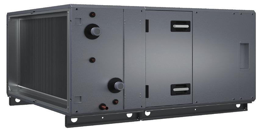 Sekcja wspólna TCEK nagrzewnicy elektrycznej i chłodnicy wodnej lub freonowej Sekcja wspólna TCEK oferowana jest dla wielkości central GOLD 04-120.