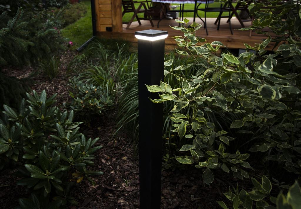 estetyka LED w ogrodzie Zaprojektuj ogród marzeń, którym można cieszyć się całą dobę.
