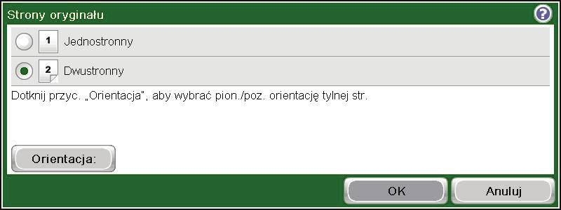 5. To change the settings for the document touch the Więcej opcji button. 6.