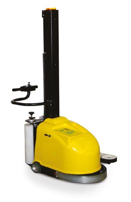 TELESKOPOWY MASZT MODELU LEONARDO Umożliwia owinięcie palet nawet do 2700 mm i jednocześnie ułatwia przemieszczanie i transport w obszarach roboczych.