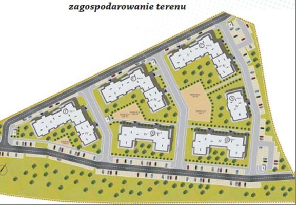 elektrycznej, wody, kanalizacji sanitarnej, kanalizacji deszczowej, centralnego ogrzewania) stacji transformatorowej, śmietników i małej architektury.