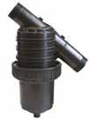 Filtry siatkowe / dyskowe Filtr YCV typ C - 120 mesh Filtr YDV typ D - 120 mesh WYMIAR WKŁAD POW. PRZEPŁYW FILTRACJI [m3/h] [CM³] ¾ 0210065 siatka 100 5 1" 0210173 siatka 100 5 WYMIAR WKŁAD POW.