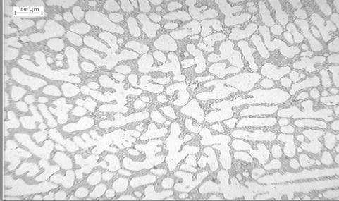 Microstructure of alloy AlSi7