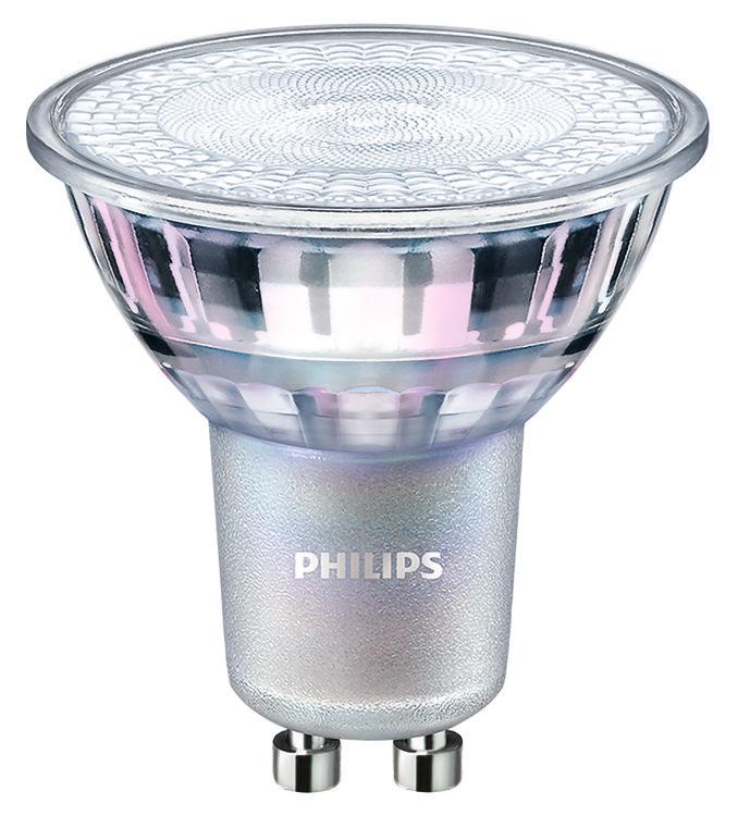 MASTER LEDspt V Delivering a warm, halgen-like accent beam, MASTER LEDspt MV is a perfect fit fr spt lighting (track, crridrs, lift lbbies, display cases and cabinets) in the hspitality industry.