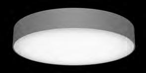 SYSTEM LUNA LED / SYSTEM LUNA LED DYNAWHITE Oprawa nastropowa z możliwością zwieszania OBUDOWA: blacha stalowa, lakierowana na biało DYFUZOR: rozpraszająca błona termonapinalna ZASILACZ: