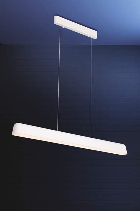 ALUMINUM, ACRYLIC 2 P0135 BIAŁY / WHITE 20W LED 230V 1400lm 3000K AKRYL / ACRYLIC