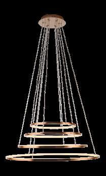 QUEEN 25 P0243 MIEDŹ/COPPER 1 x 14W LED 230V