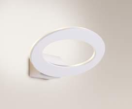 TIME OVALE 400 IP54 IP54 401 H0074 BIAŁE / WHITE 1x2W LED 230V 140lm 3000K 8 = 6,5 h=4,5 F0027 BIAŁY / WHITE 7x1W LED