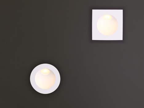 BIAŁY / WHITE 8 7x1W LED 230V 630lm 3000K IP54 ZIP ALUMINIUM, AKRYL / ALUMINUM, ACRYLIC BOK.