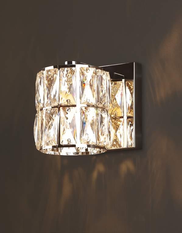 DIAMANTE 111 W0204 CHROM / CHROME 1x42W G9 230V P0238 CHROM / CHROME 6x42W G9 230V P0236 CHROM / CHROME 5x42W G9 230V 12 135 135 9 16