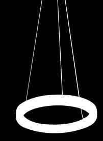 ANGEL 125 P0153 BIAŁE / WHITE 1x36W LED 230V 1870lm 3000K, AKRYL /, ACRYLIC P0152 BIAŁE /